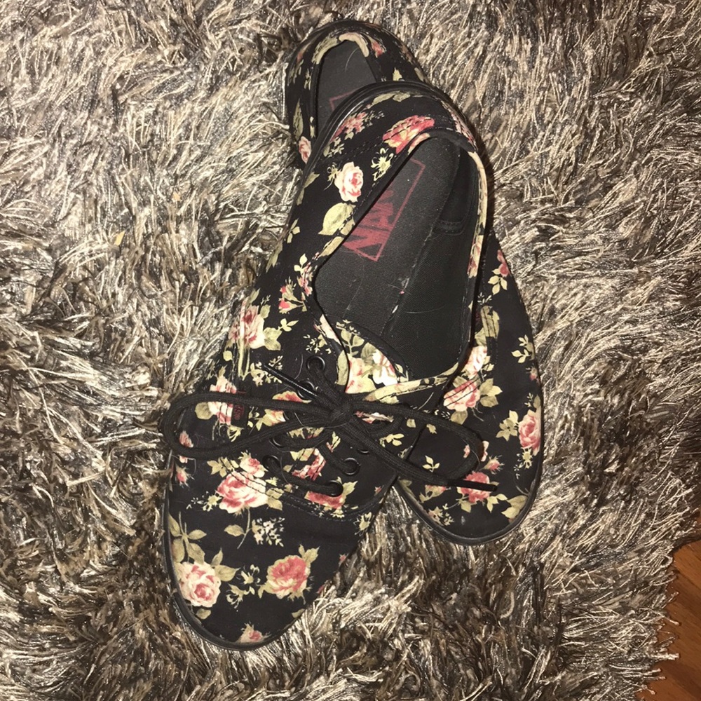 Authentic Rose Vans Womens 8